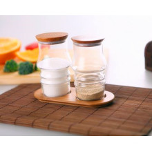 Western Style Kreatives Design Borosilicaate Glas Spice Jar